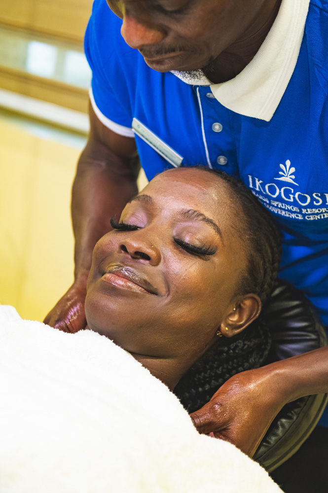 spa treatment at Ikogosi Warm Springs